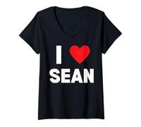 Women's I Love Sean V-Neck T-Shirt