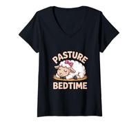 Womens I Love Sheeps Pasture Bedtime V-Neck T-Shirt