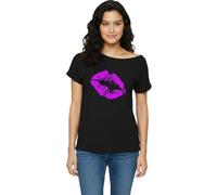 Womens I Love The 80s T-Shirt - Retro 80s Graphic Tee with Colorful Globe & Happy Face Prints - Vintage Style 80s Shirt for Women - 90s Fancy Dress Parties Top