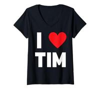 Women's I Love Tim V-Neck T-Shirt