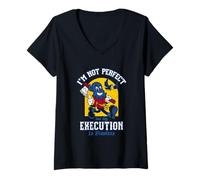 Women's I’m Not Perfect But My Execution is Flawless - Dark Humor V-Neck T-Shirt