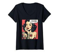Women's I’m Such a Baddie V-Neck T-Shirt