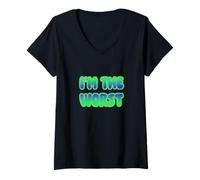 Women's I’m The Worst V-Neck T-Shirt