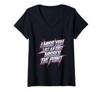 Womens I Miss You, Like an Idiot Misses The Point Sarcastic - V-Neck T-Shirt