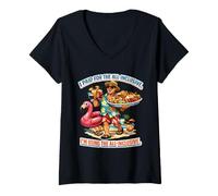 Women's I Paid for the All-Inclusive, I'm Using it V-Neck T-Shirt