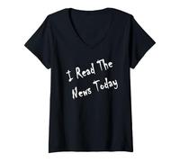 Women's I Read The News V-Neck T-Shirt