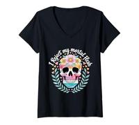 Womens I Reject My Mortal Flesh LGBTQ+ Queer Expression ------- V-Neck T-Shirt