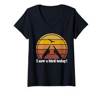 Women's i Saw a Bird Today V-Neck T-Shirt