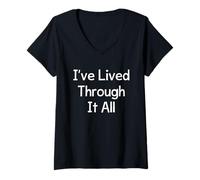 Women's I’ve Lived Through It All V-Neck T-Shirt