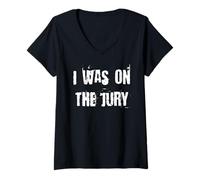 Womens I was On The Jury V-Neck T-Shirt