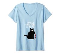 Womens I WATCH MURDER SHOWS TO RELAX - Fun True Crime Lovers V-Neck T-Shirt