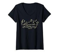 Womens I Will Sing Praise V-Neck T-Shirt