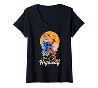 Womens Ice is Nice, I Call it a Highway V-Neck T-Shirt