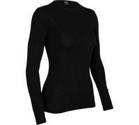 Women's Icebreaker Everyday 175 Merino Wool Long Sleeve Crew Base Layer {IC-104471} - Black - Large