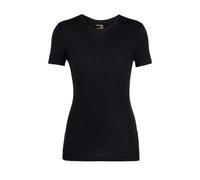 Icebreaker 175 Everyday Crew Merino Short Sleeve Base Layer Black S Woman