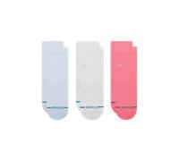 Womens Icon Quarter Socks (3 Pack) in Periwinkle