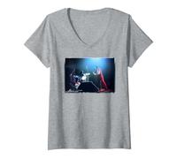Women's Iconic Rock Duo Live By Michael Robert Williams V-Neck T-Shirt