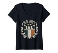Womens If Rugby was Easy They'd Call It Football V-Neck T-Shirt