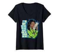 Womens If u Don't take Risks u Will Always Work 4 Someone who Does V-Neck T-Shirt