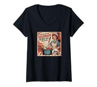Womens If We Eat Just One Billionaire The Rest Will Fall in Line V-Neck T-Shirt