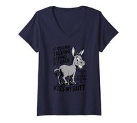 Womens If You are Talking Behind My Back You are in A Good Position V-Neck T-Shirt