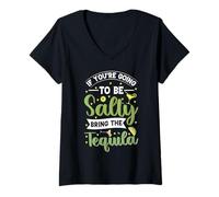 Womens If You're Going to Be Salty Bring The Tequila V-Neck T-Shirt