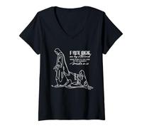 Women's If You're Hanging on by a Thread Make Sure its The Hem V-Neck T-Shirt