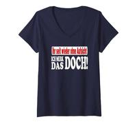 Women's Ihr SEIT Wieder ohne Aufsicht - Saying Funny Slogan Outfit V-Neck T-Shirt