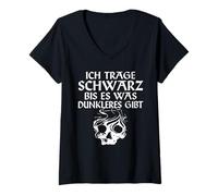 Women's I'll wear Black Until There's Something Darker V-Neck T-Shirt