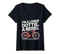 Womens I'm A Loner Dottie A Rebel V-Neck T-Shirt