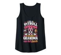 Womens I'm a Pitbull Grandma, Just Like a Regular but Cooler Tank Top