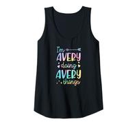 Womens I'm Avery Doing Avery Things Personalized First Name Tank Top