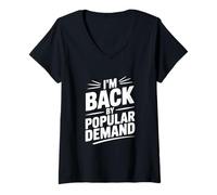 Women's I'm Back by Popular Demand V-Neck T-Shirt