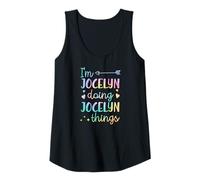 Womens I'm Jocelyn Doing Jocelyn Things Personalized First Name Tank Top