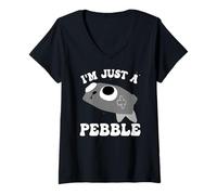 Womens I'm Just a Pebble Dandy's World V-Neck T-Shirt