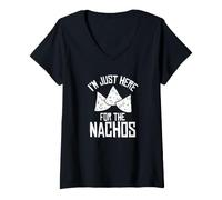 Women's I'm Just Here for The Nachos V-Neck T-Shirt