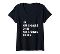Womens I'm Marie-Laure Doing Marie-Laure Things V-Neck T-Shirt