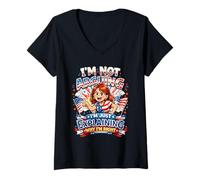 Women's Im Not Arguing Im Just Explaining Why Im Right V-Neck T-Shirt