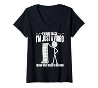 Womens I'm Not Bossy I'm Just A Virgo I Know What Needs to Be Done V-Neck T-Shirt