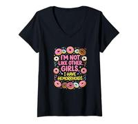 Women's Im Not Like Other Girls I Have Hemorrhoids V-Neck T-Shirt