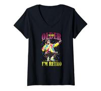 Womens I'm not older I'm retro V-Neck T-Shirt