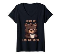 Women's I'm Not Shy I Just Don't Like You V-Neck T-Shirt