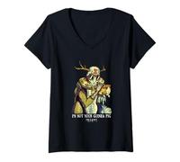Women's I'm Not Your Guinea Pig Official E.A Poets Merch V-Neck T-Shirt