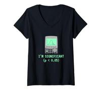 Women's I'm Significant Science Chemistry Physics Lab Scientist V-Neck T-Shirt