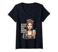 Women's I'm Sorry It's Just that I Literally Don't Care Housewifes V-Neck T-Shirt