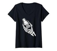 Women's Im Sorry The Nice Bartender is On Vacation Bartending V-Neck T-Shirt