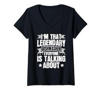 Women's Im that Legendary Dishwasher Everyone is Talking About V-Neck T-Shirt