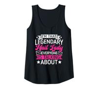Womens I'm That Legendary Mail Lady Everyone is Talking About Tank Top