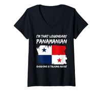 Women's I'm that Legendary Panamanian Everyone is Talking About V-Neck T-Shirt
