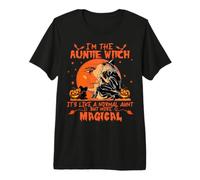 Womens I'm The Auntie Witch It's Like A Normal Aunt Premium T-Shirt